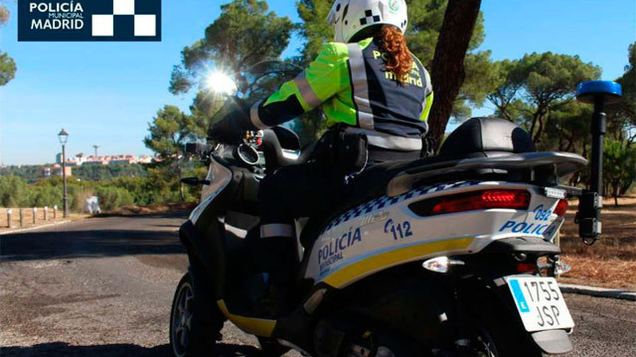Uno de los nuevas motos de la Policía Municipal de Madrid