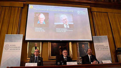 Oliver Hart y Bengt Holmström, Nobel de Economía 2016