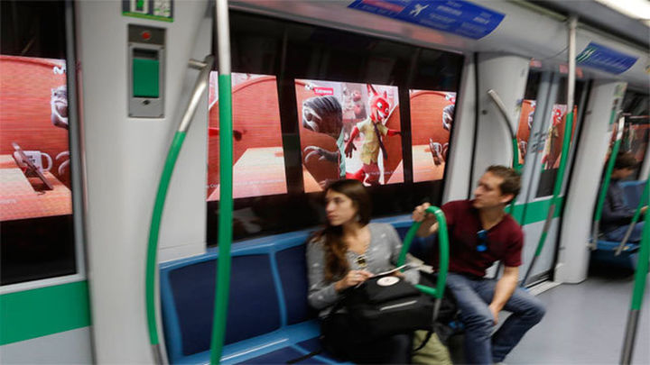 Metro de Madrid pone en marcha un sistema de publicidad dinámica en túnel