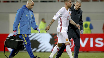 Sergio Ramos, KO durante seis semanas