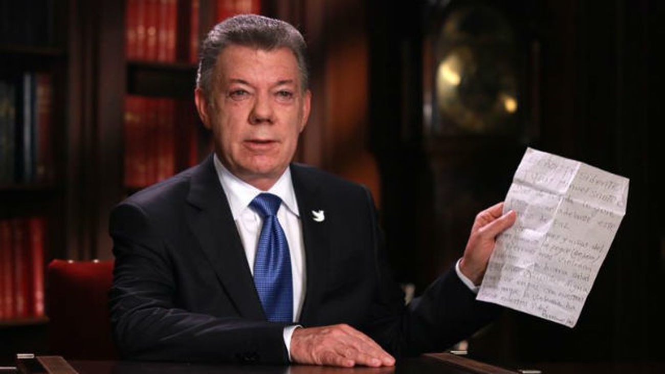 El presidente de Colombia, Juan Manuel Santos