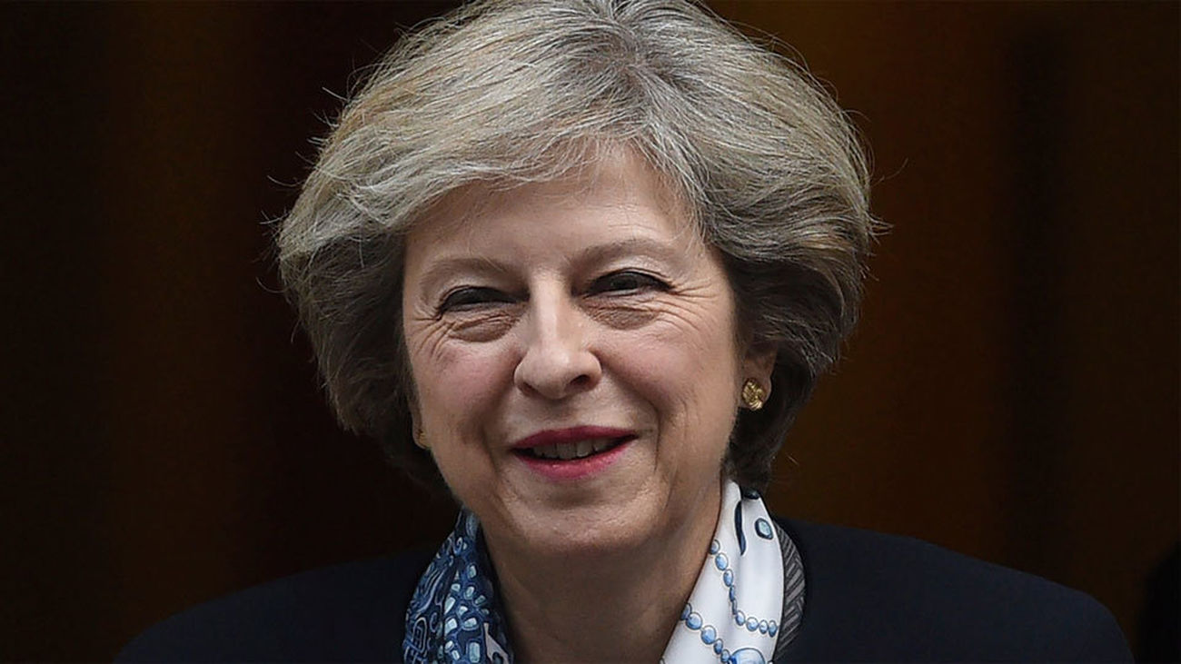 Mariano Rajoy recibe a Theresa May en La Moncloa