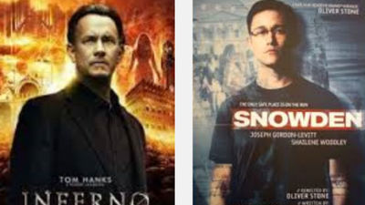 'Inferno', 'Snowden', 'Ozzy', novedades en la cartelera
