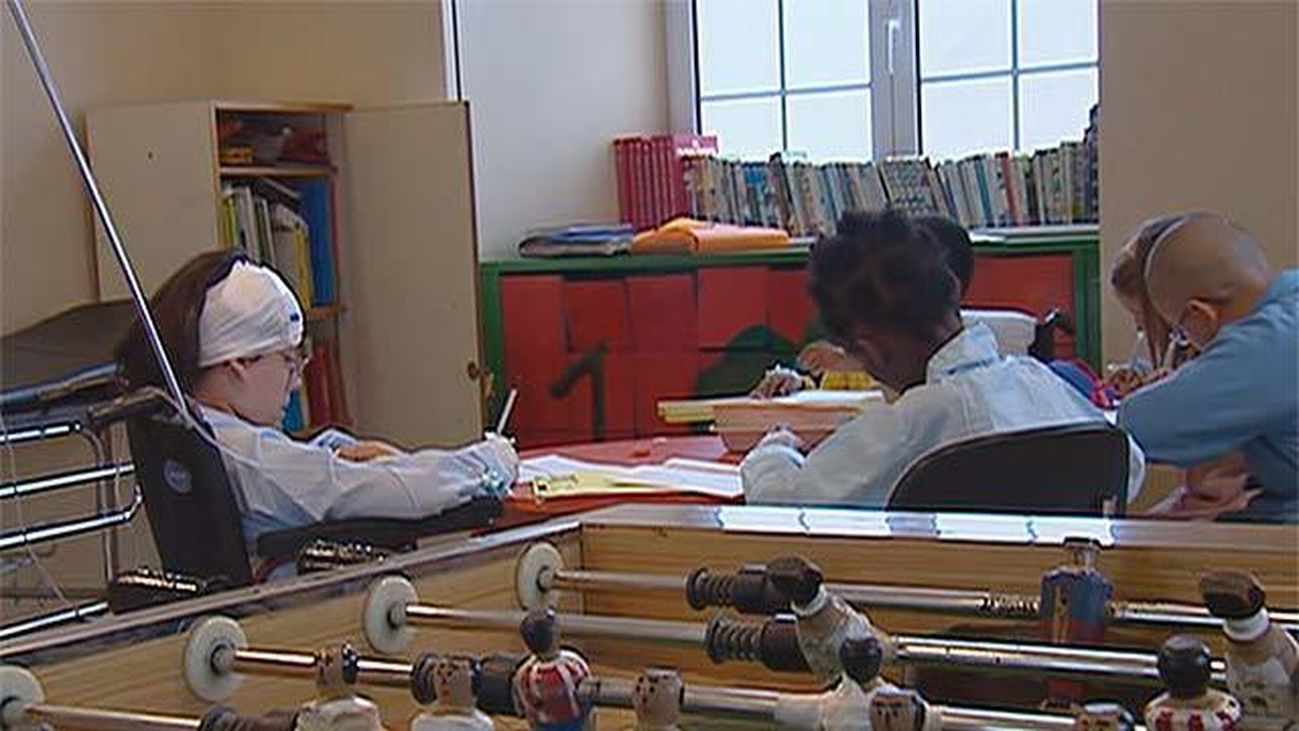 El cole dentro del hospital