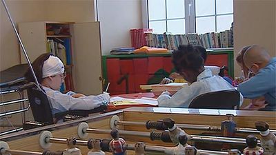 El cole dentro del hospital