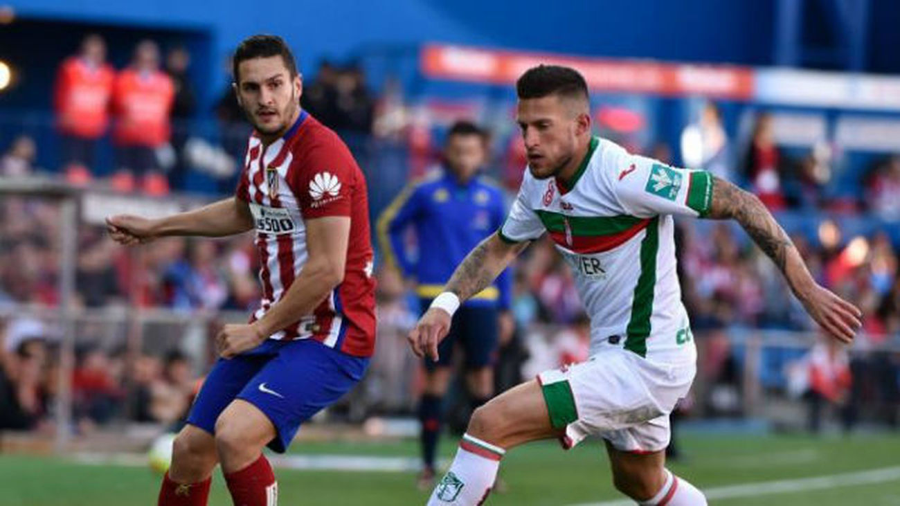Koke ante el Granada