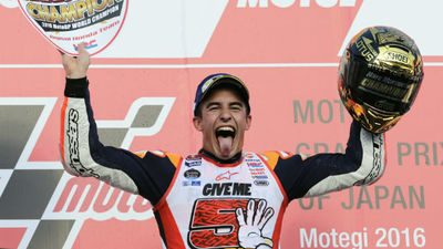 Márquez, tricampeón del mundo de MotoGP