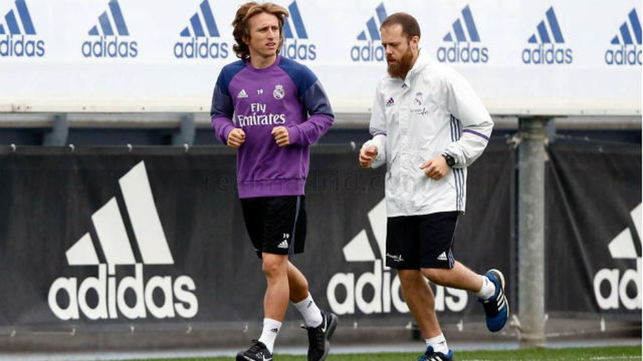 Modric empieza correr