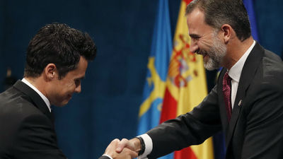 Gómez Noya recibe el Premio Princesa de Asturias de los Deportes