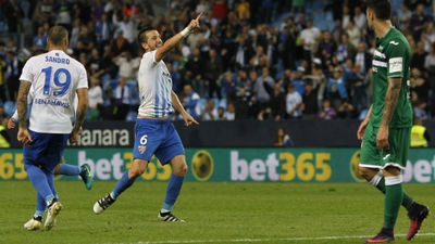 4-0. El Málaga borra del campo al Leganés
