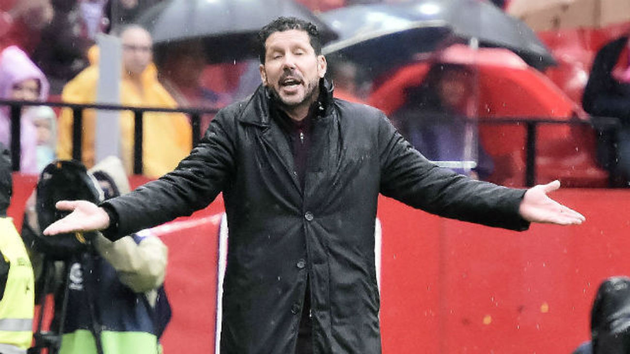 Simeone: "Con el juego que hicimos lo normal era irse con ventaja"