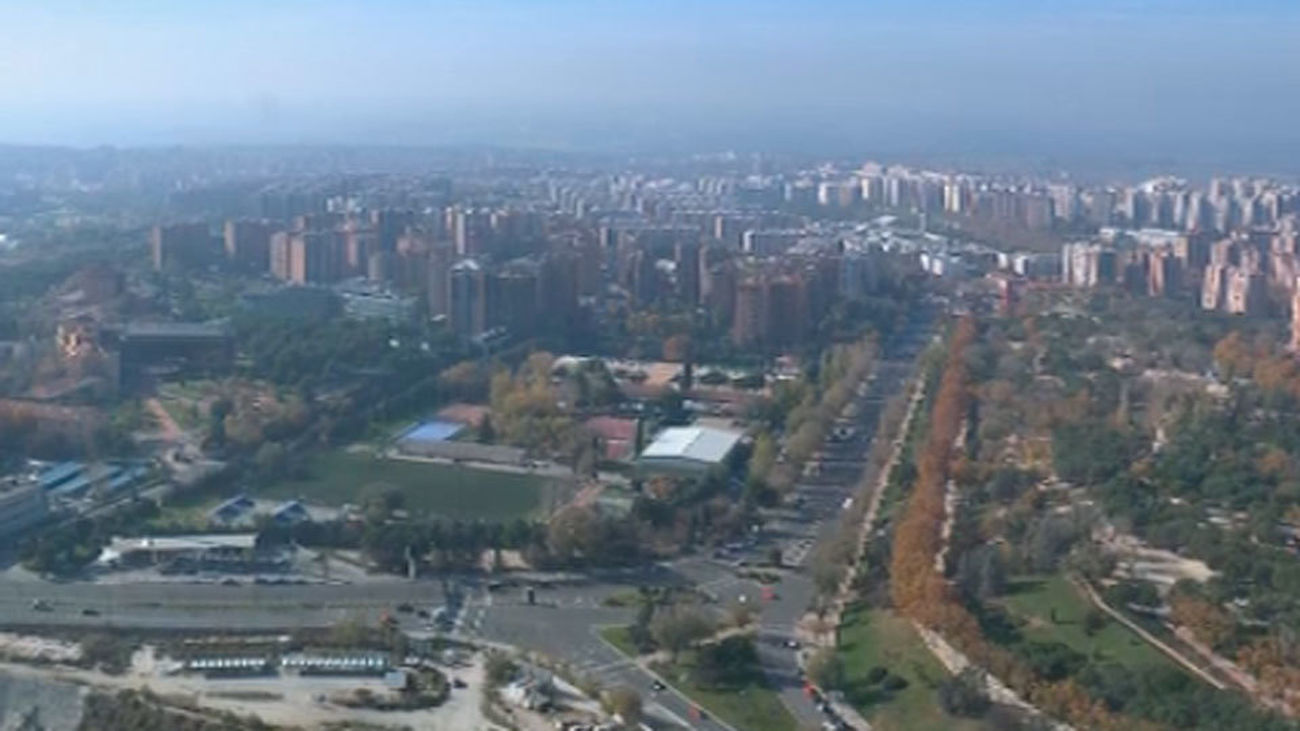 Altos niveles de ozono en Madrid