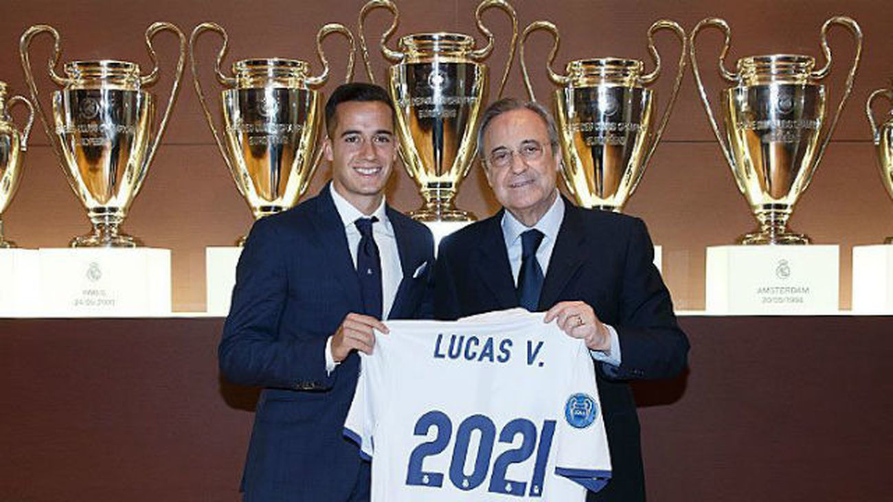 Lucas Vázquez firma hasta el 2021: "Seguiré luchando al maximo, día a día"