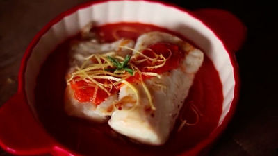 La receta del día: Merluza con salsa romesco