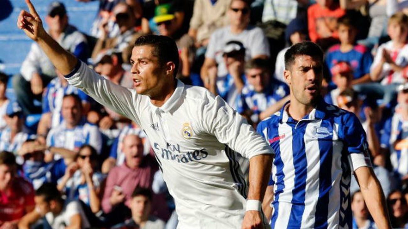 1-4. Cristiano Ronaldo y Morata mantienen líder al Real Madrid