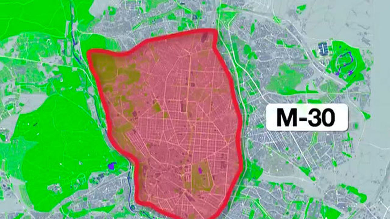 Prohíbido aparcar en el centro de Madrid