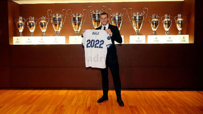 Bale extiende su contrato con el Real Madrid hasta 2022