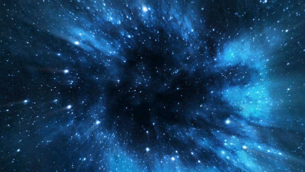 Un encuentro entre galaxias acaba con un agujero negro casi desnudo