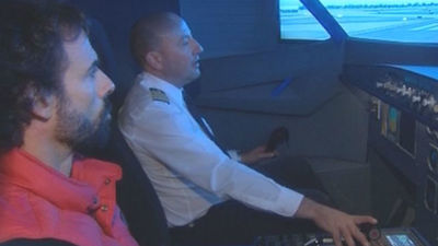 Aterrizamos en el Hudson en el simulador de un Airbus 32