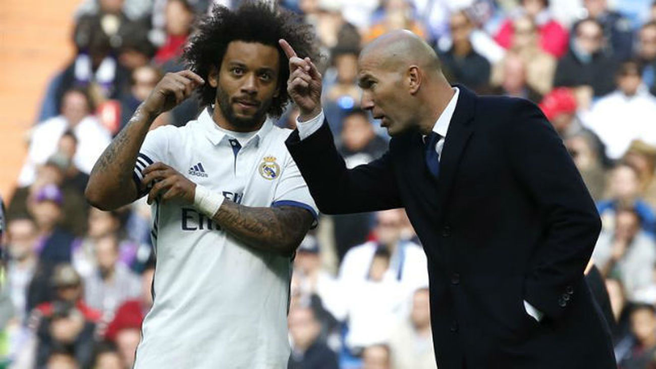 Marcelo y Zidane