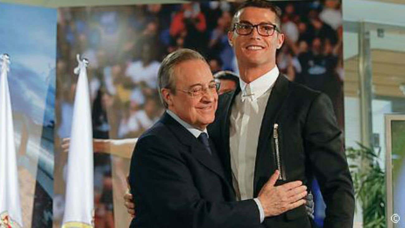 Florentino Pérez y Cristiano Ronaldo
