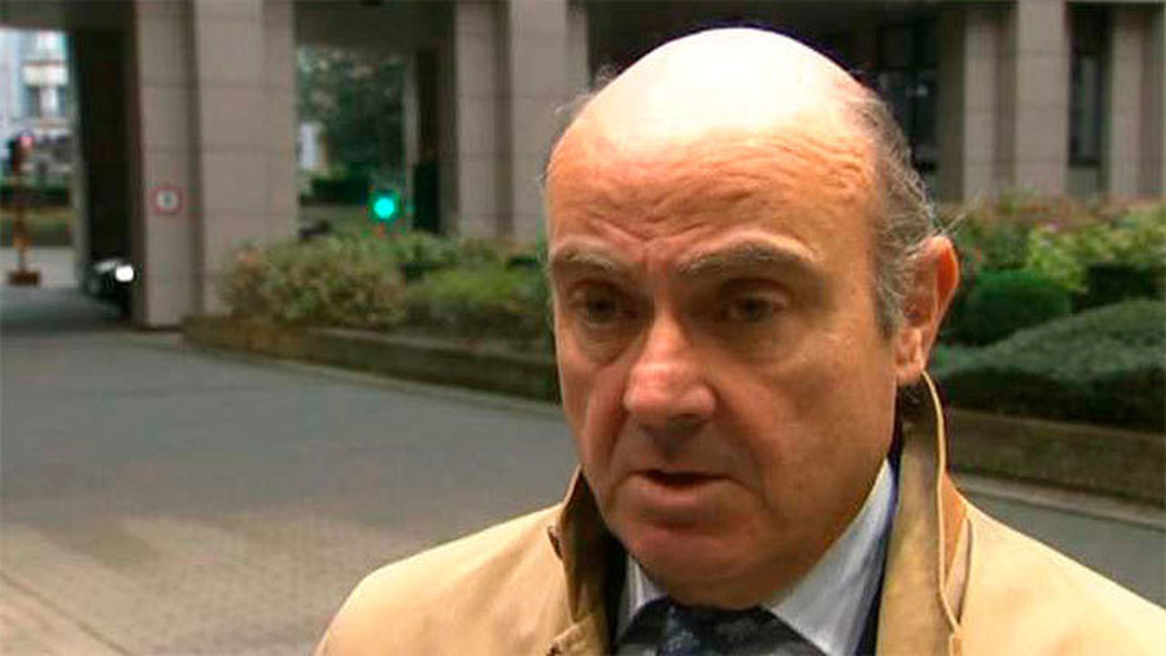 Guindos: "Se cumplirá "holgadamente el objetivo de déficit este año"