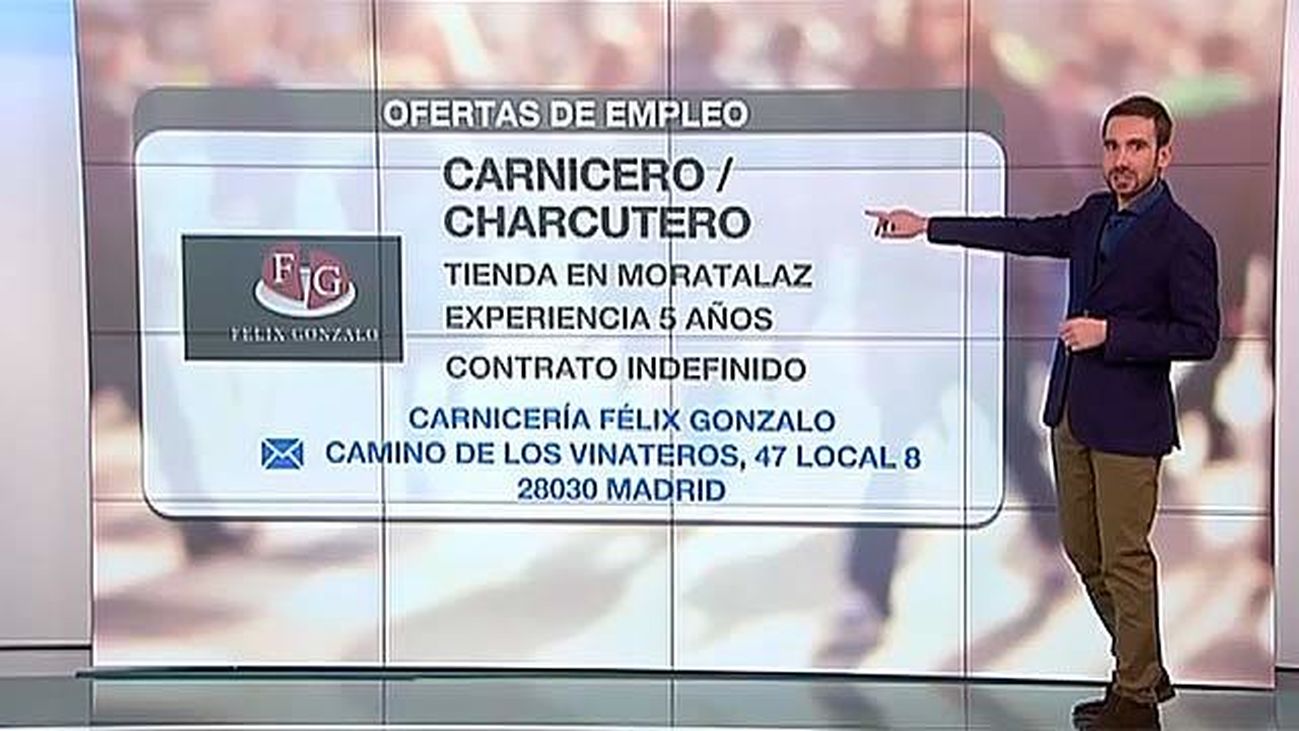 Empleo para carniceros y oficiales metalúrgicos