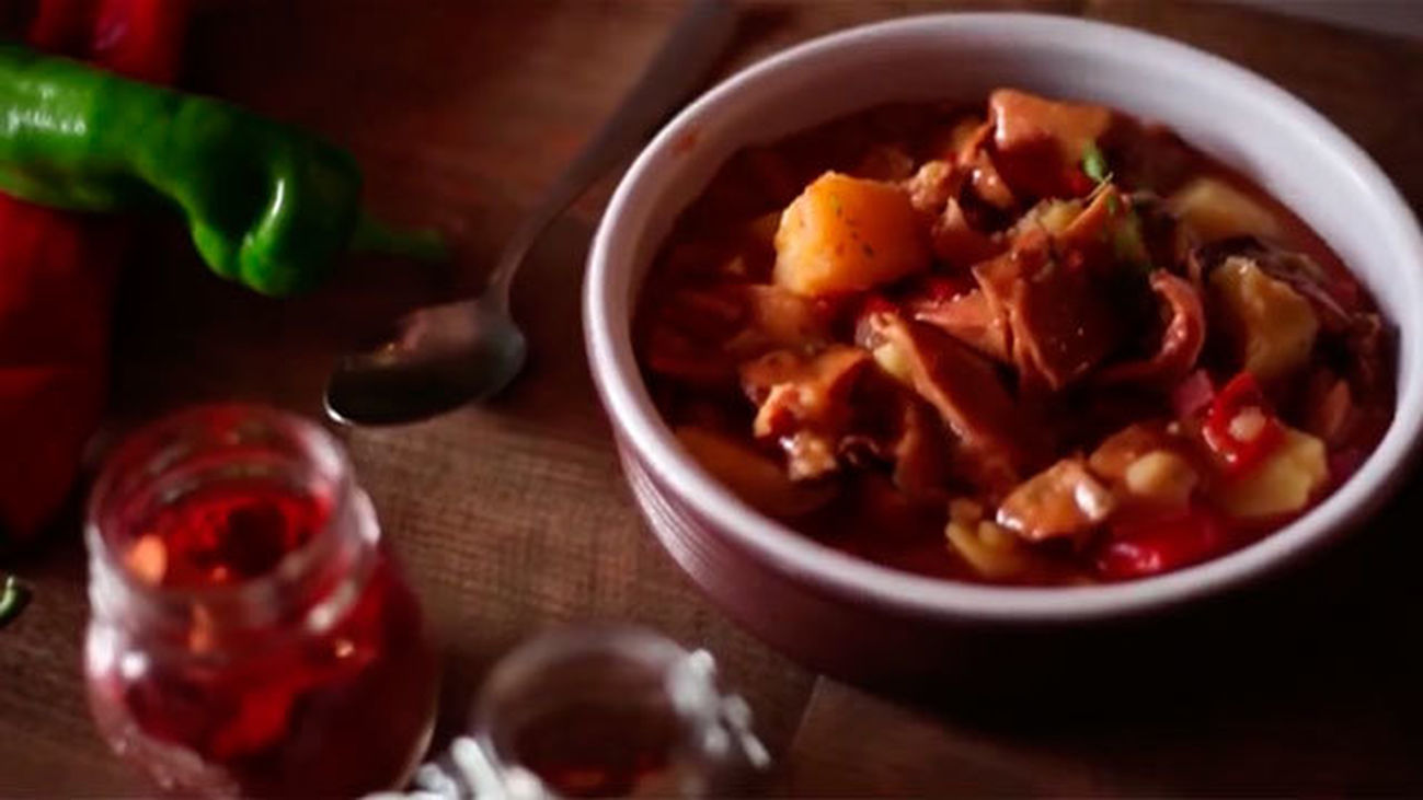 Patatas con níscalos