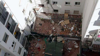 Dos heridos, uno de ellos grave, por una  explosión de gas en un edificio de Zaragoza