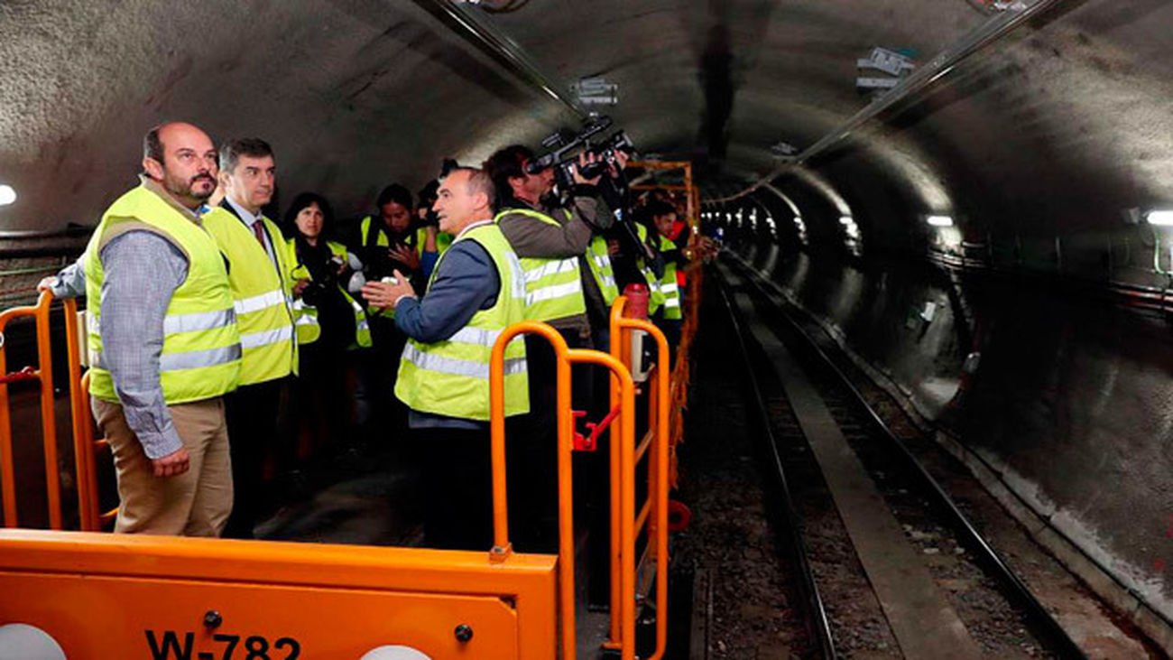 La línea 1 de Metro será "más puntual y más fiable" tras el fin de las obras