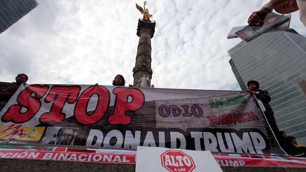 Protestas en México contra Donald Trump