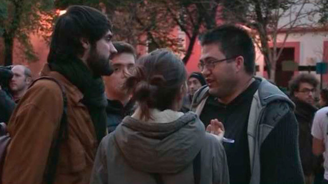 Cuatro ediles de Carmena asisten a la concentración de apoyo al Patio Maravillas