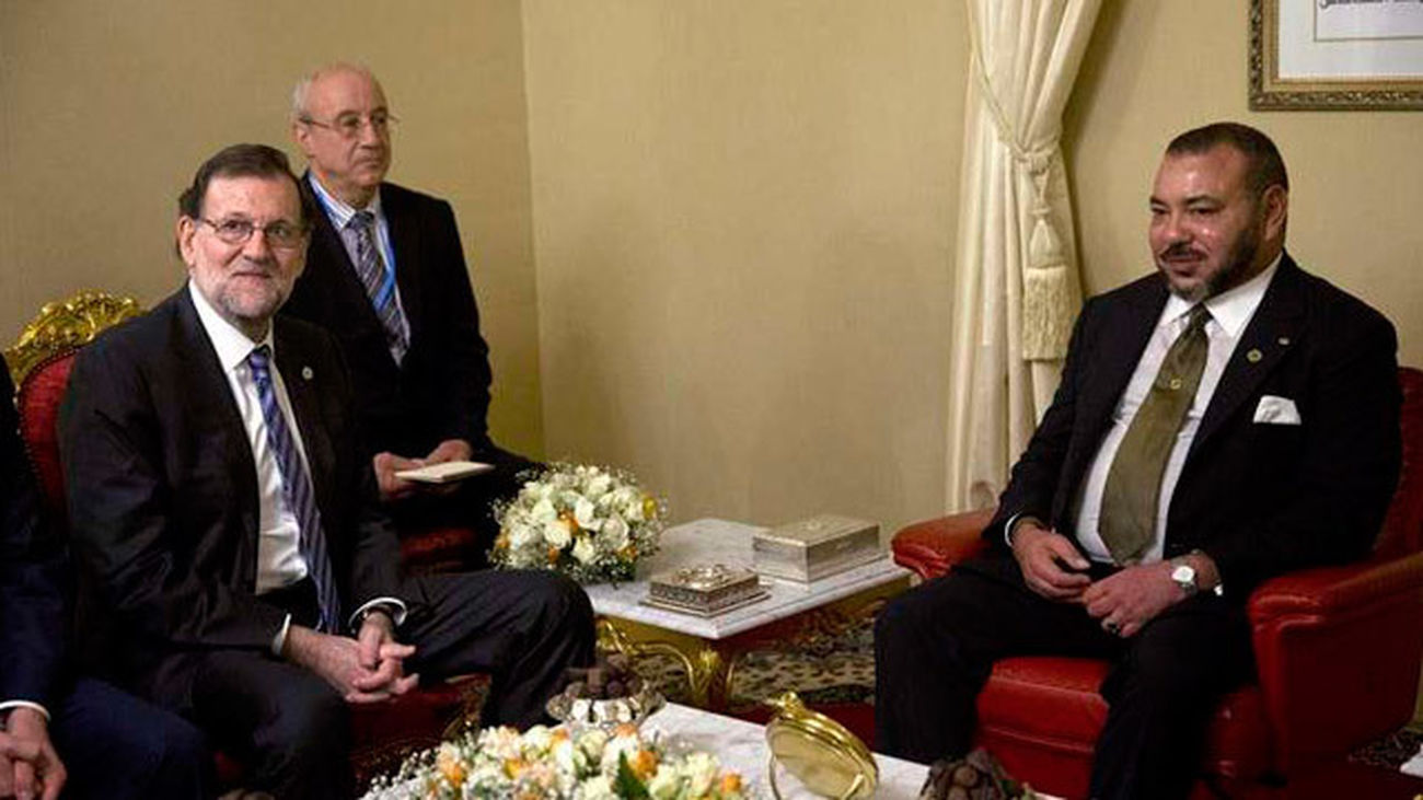 Rajoy se reunió con Mohamed VI en el Palacio Real de Marrakech