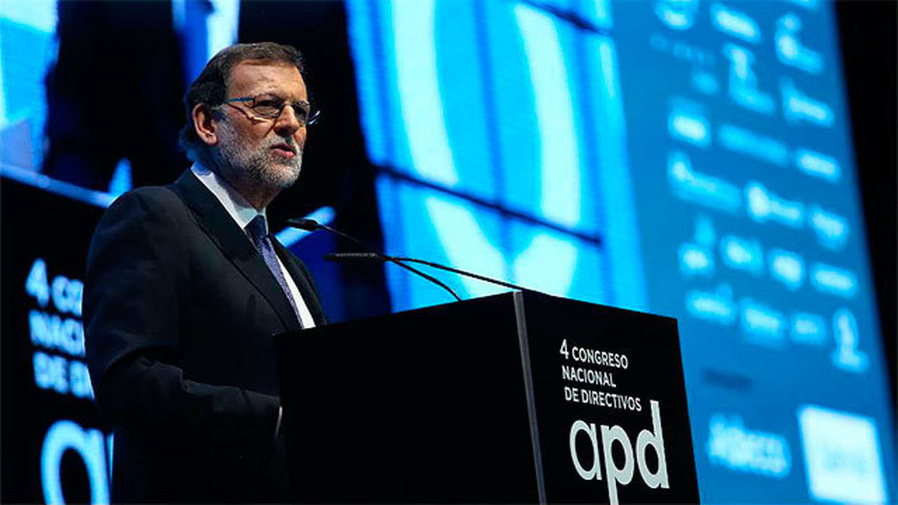 Mariano Rajoy ante el Congreso Nacional de la Asociación para el Progreso de la Dirección