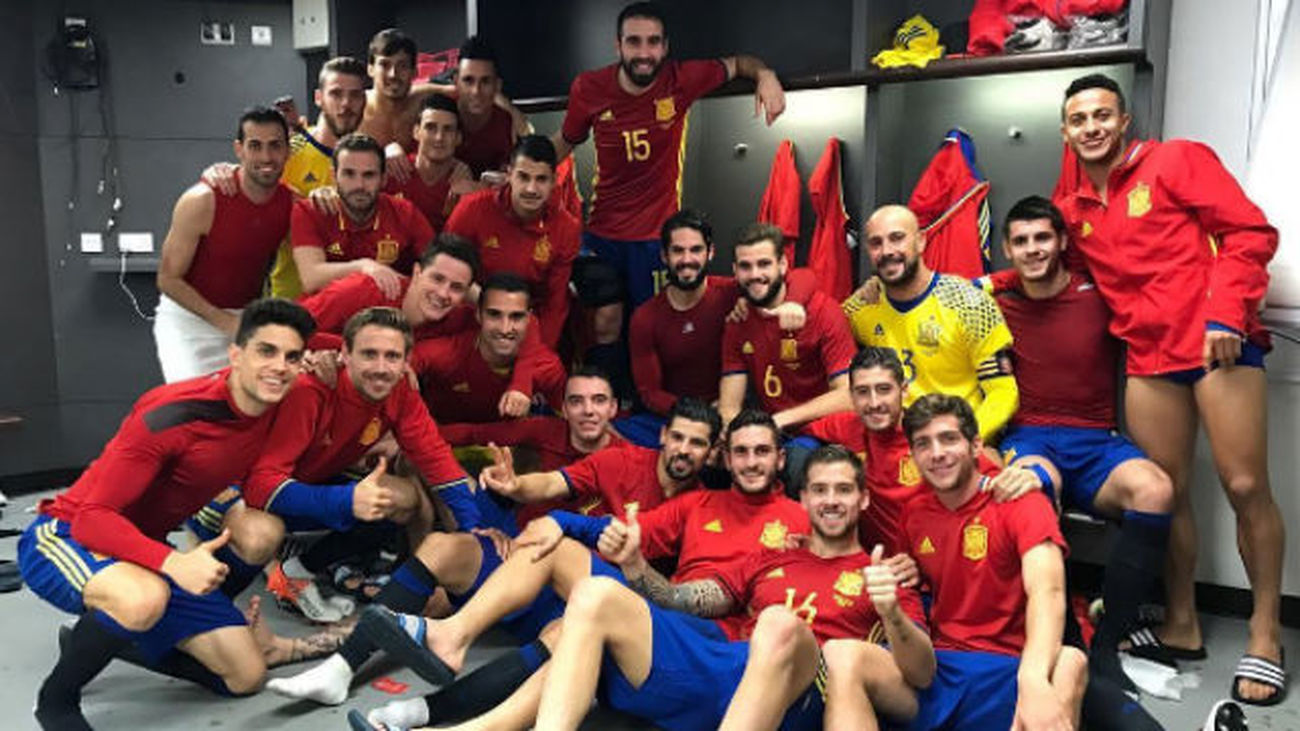 Selfie de la selección española