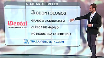 Se buscan odontólogos y encargados de frutería