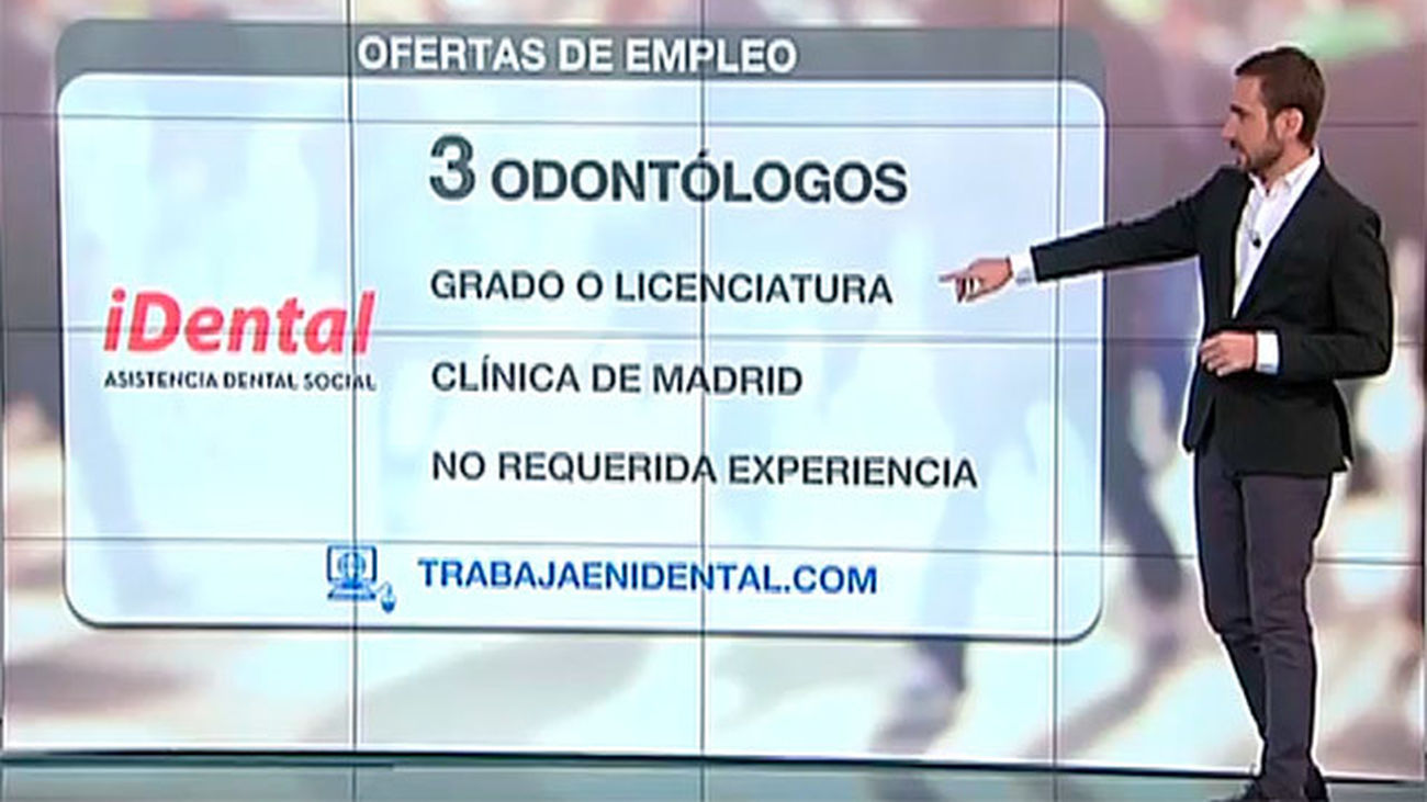 Se buscan odontólogos y encargados de frutería