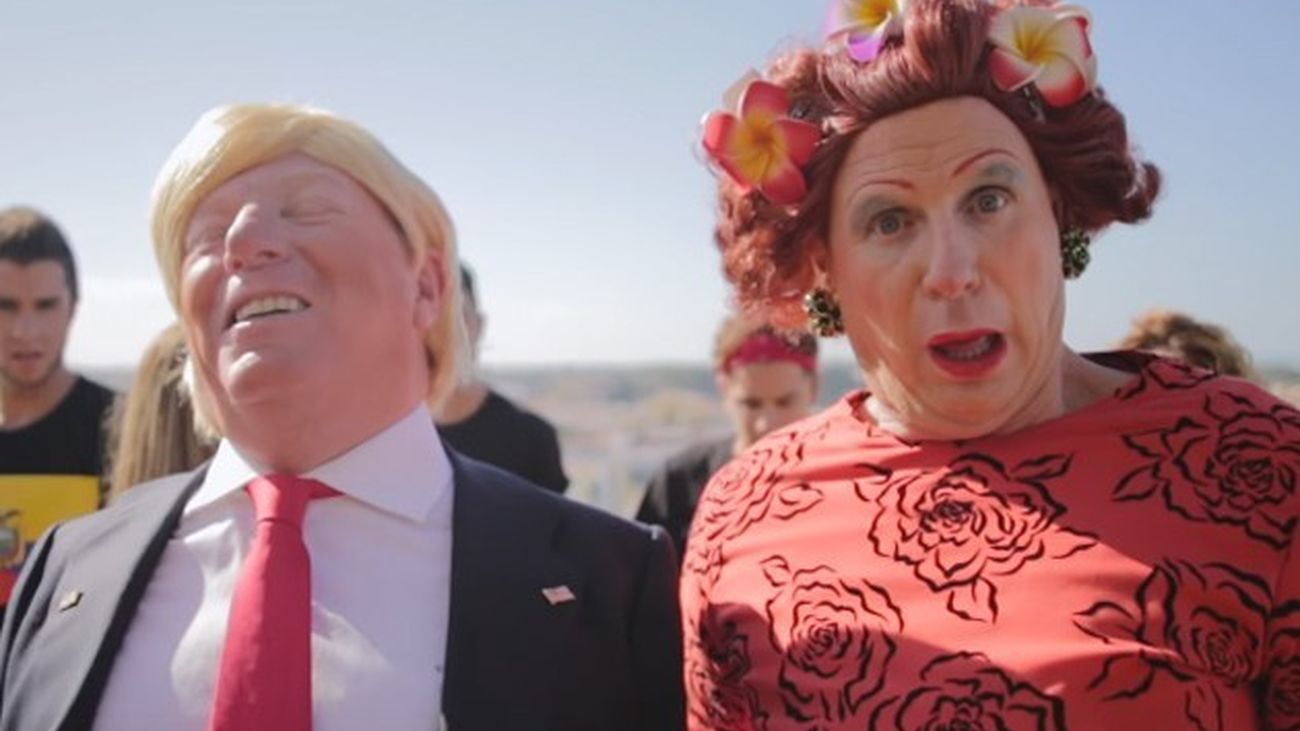 Los Morancos publican un vídeo parodiando a ritmo de "reaggeton" a Trump