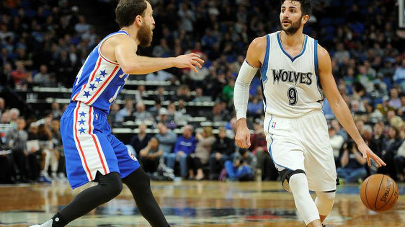 Sergio Rodríguez y Ricky Rubio