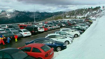 Parquímetros en el Puerto de Navacerrada