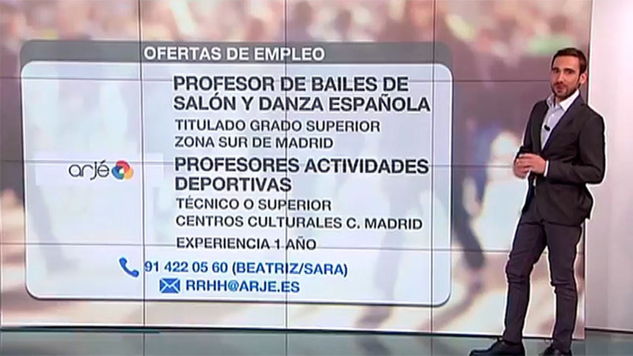 Se busca profesores de bailes de salón y danza y profesores de actividades deportivas