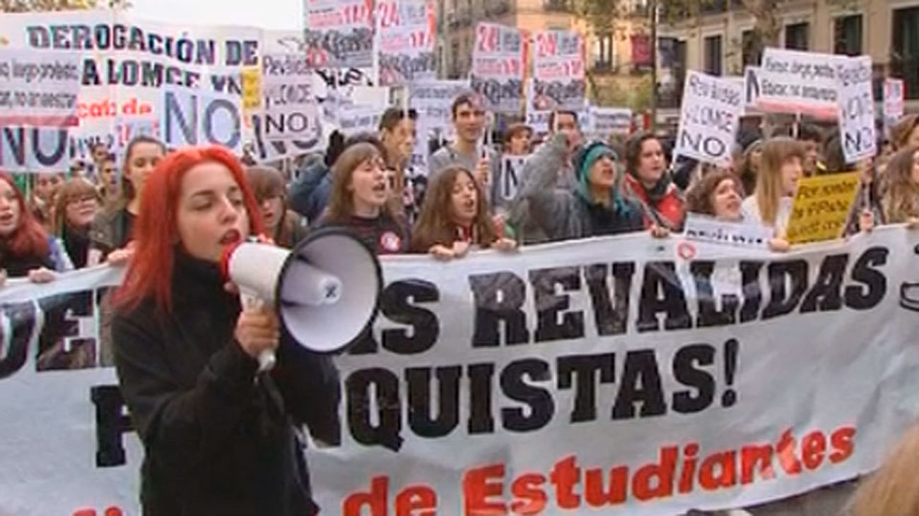 Huelga del Sindicato de Estudiantes contra las reválidas