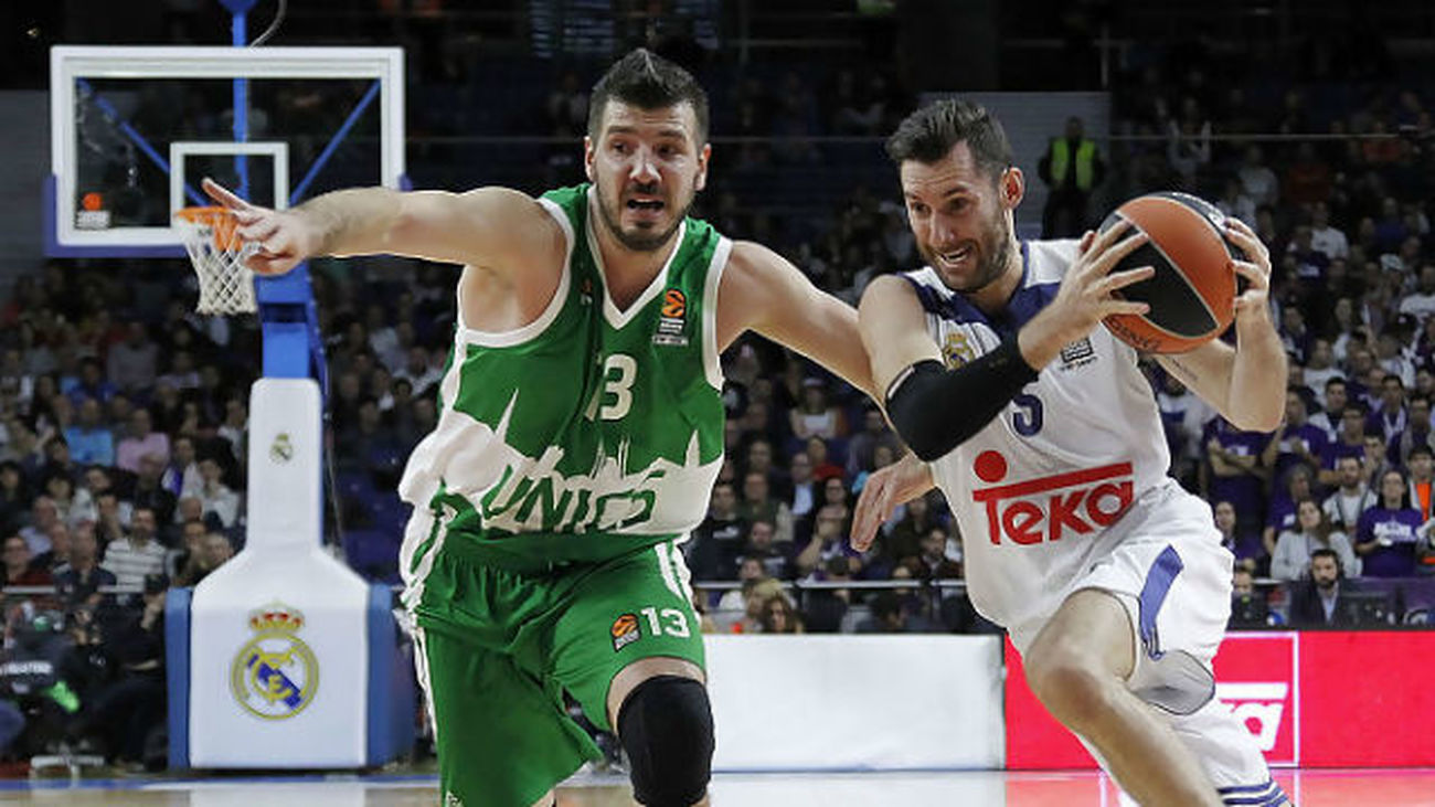 Rudy Fernández ante el Unics Kazan