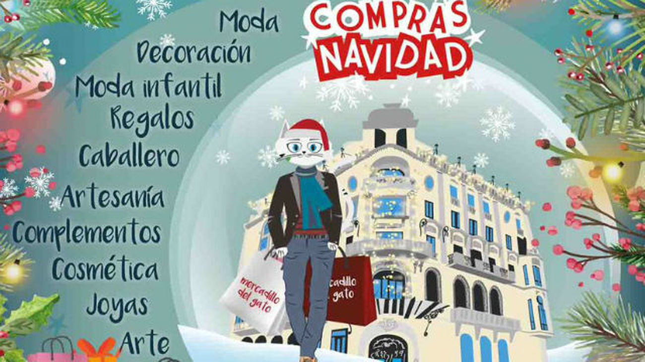 El Mercadillo del Gato se instala del 2 de diciembre al 5 de enero en Gran Vía