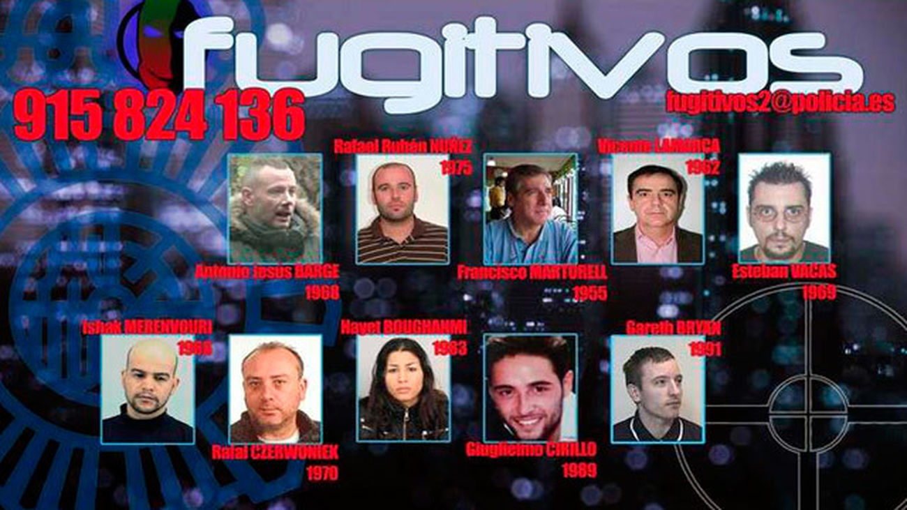 La Policía Nacional ha pedido colaboración ciudadana para localizar a diez criminales que podrían encontrarse en España