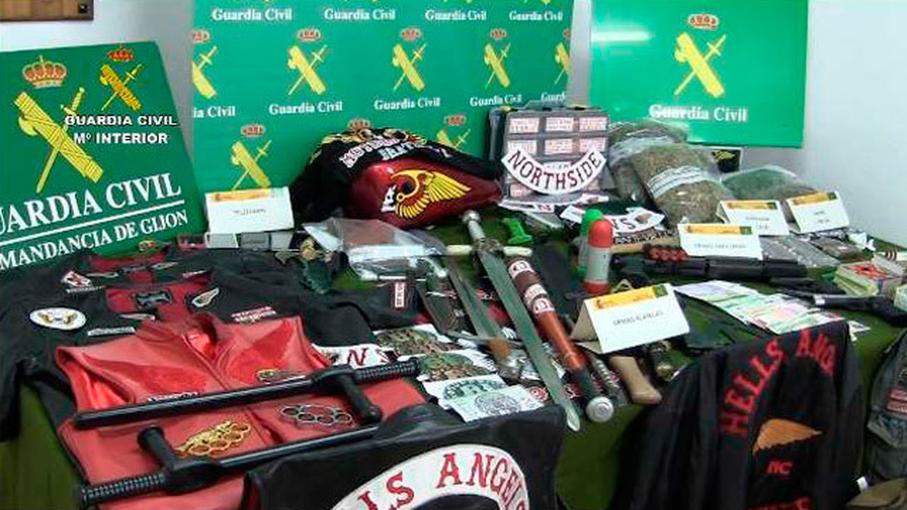 La Guardia Civil desarticula una organización criminal vinculada con los Ángeles del Infierno