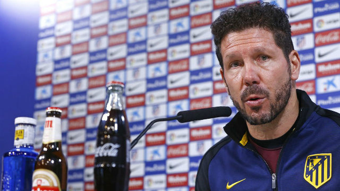 Simeone: "No nos interesa el clásico, sólo el Espanyol"