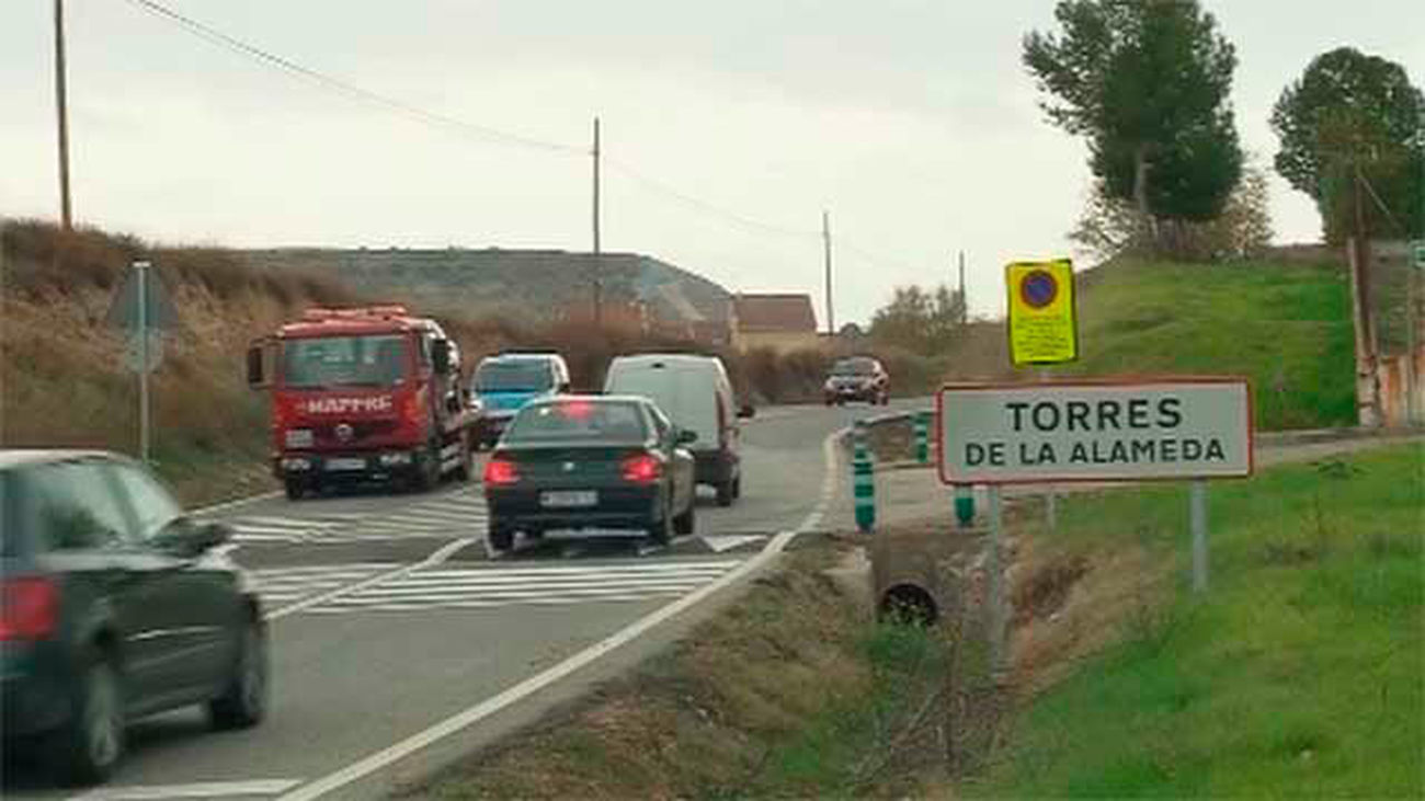 Acceso a Torres de la Alameda