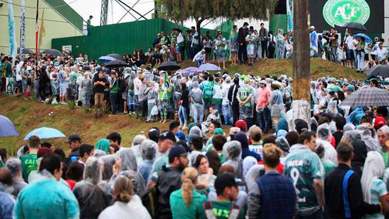 Llegan a Brasil los restos mortales de los jugadores del Chapecoense
