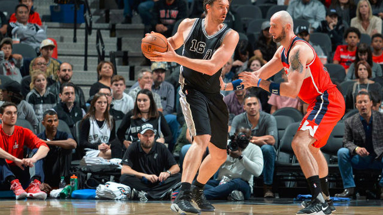 Pau Gasol ante los Wizars